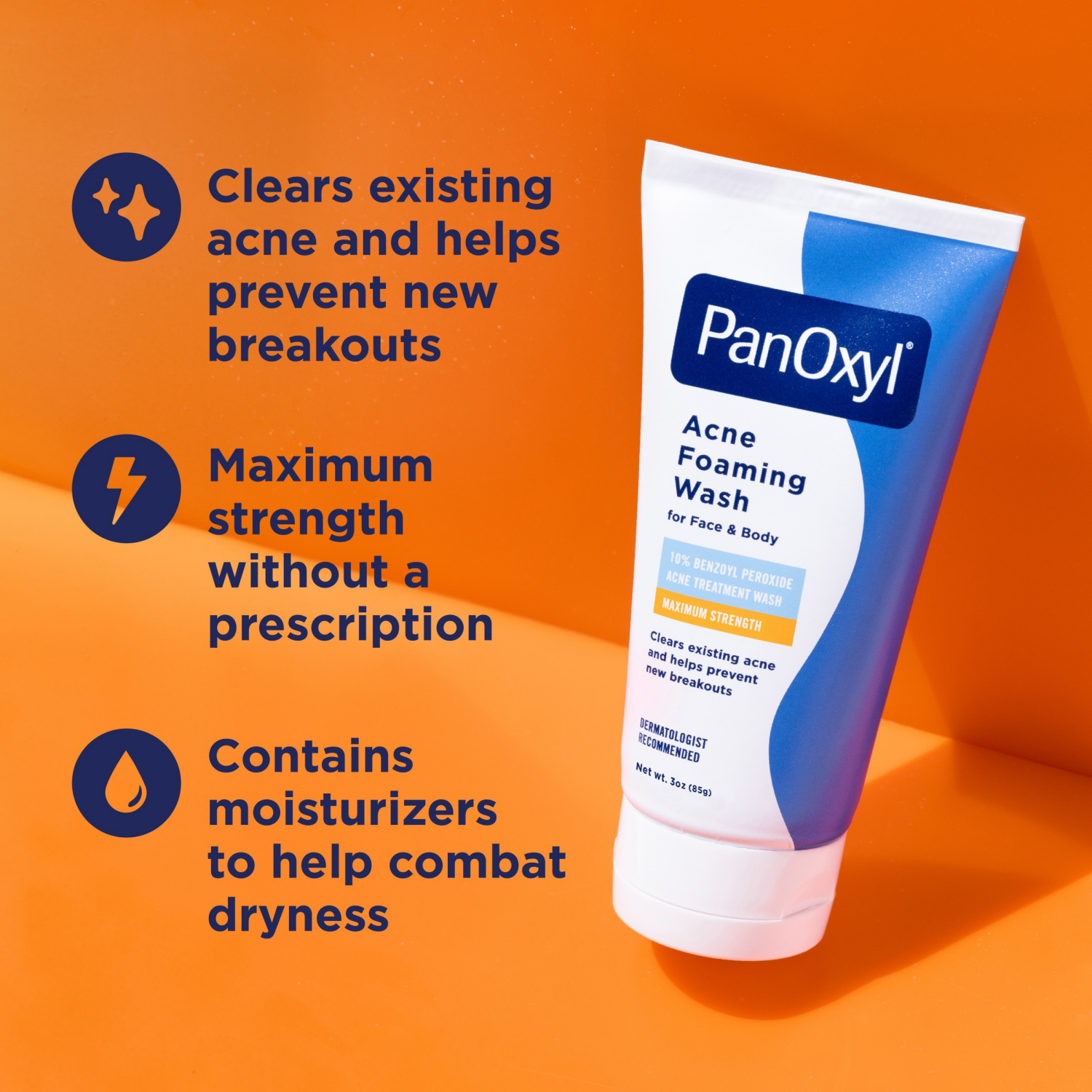 slide 8 of 8, NAILS INC Panoxyl 10% foaming wash, 1 ct