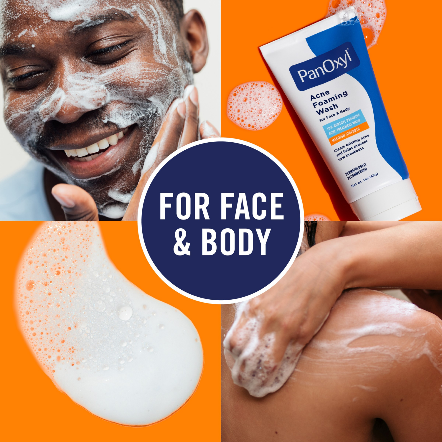 slide 3 of 8, NAILS INC Panoxyl 10% foaming wash, 1 ct