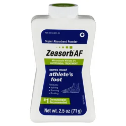 Zeasorb AF Super Absorbent Powder Antifungal Treatment 2.5 oz