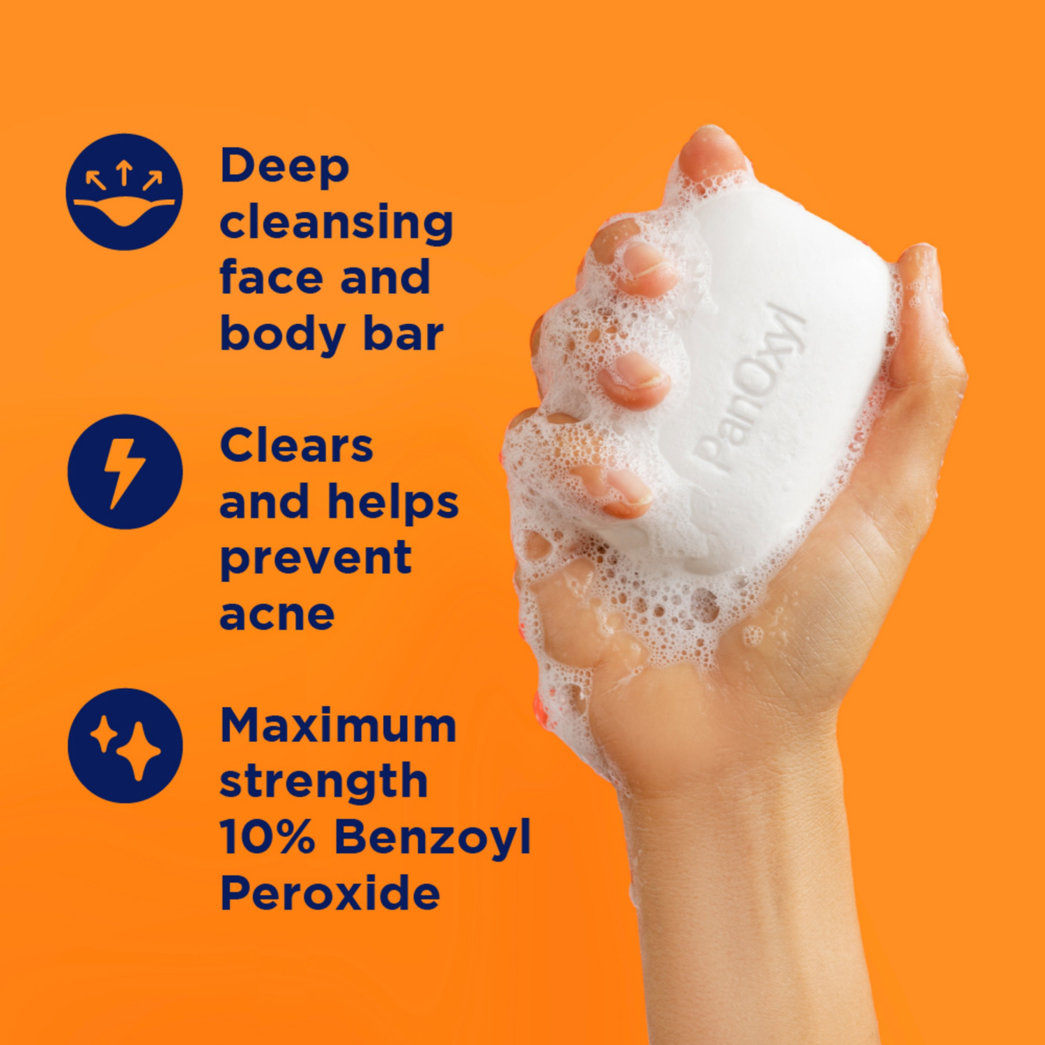 slide 2 of 8, NAILS INC Panoxyl 10% Acne treatment bar 1.5oz, 1.5 oz