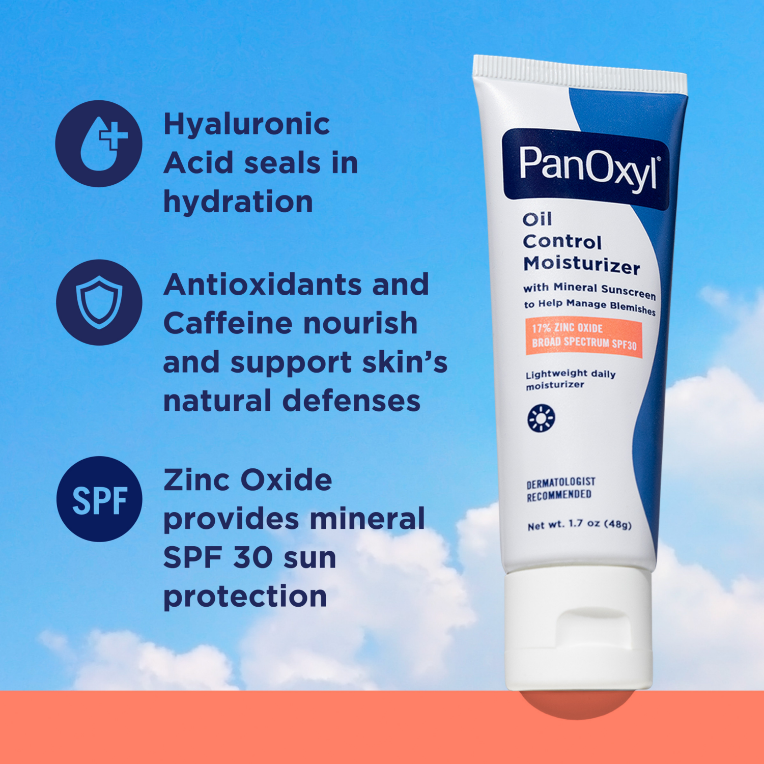 slide 4 of 8, PanOxyl Oil Control Moisturizer, 1.75 oz