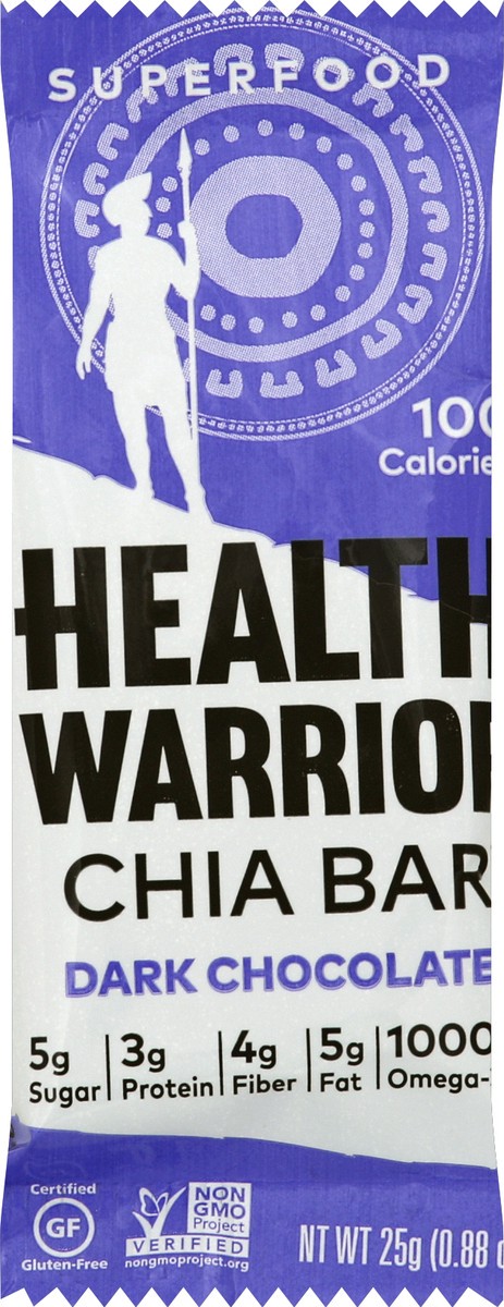 slide 5 of 5, Health Warrior Chia Bar 0.88 oz, 0.88 oz