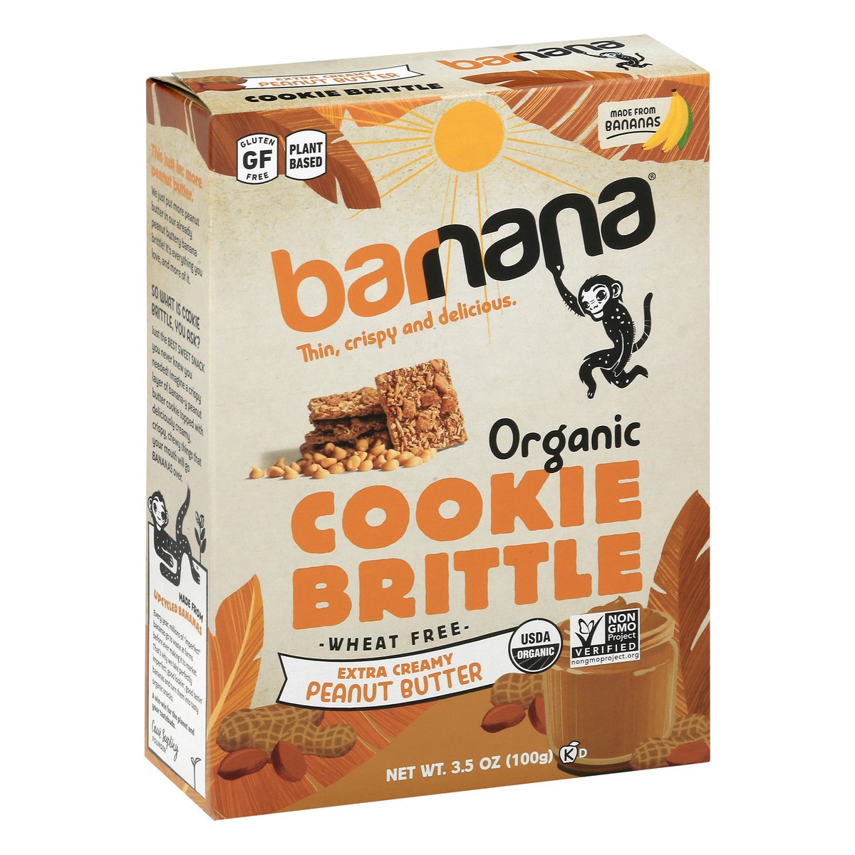 slide 2 of 14, Barnana Organic Extra Creamy Peanut Butter Cookie Brittle 3.5 oz, 3.5 oz