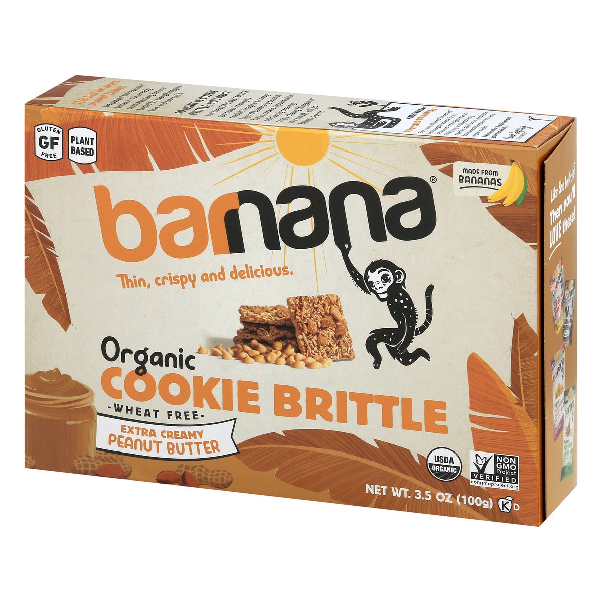 slide 14 of 14, Barnana Organic Extra Creamy Peanut Butter Cookie Brittle 3.5 oz, 3.5 oz