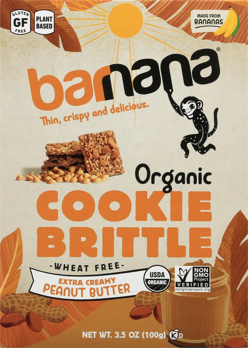 slide 6 of 14, Barnana Organic Extra Creamy Peanut Butter Cookie Brittle 3.5 oz, 3.5 oz