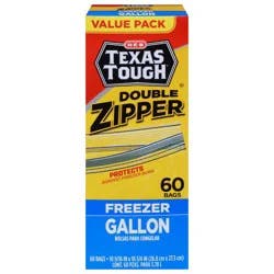 H-E-B Texas Tough Gallon Freezer Bags Value Pack
