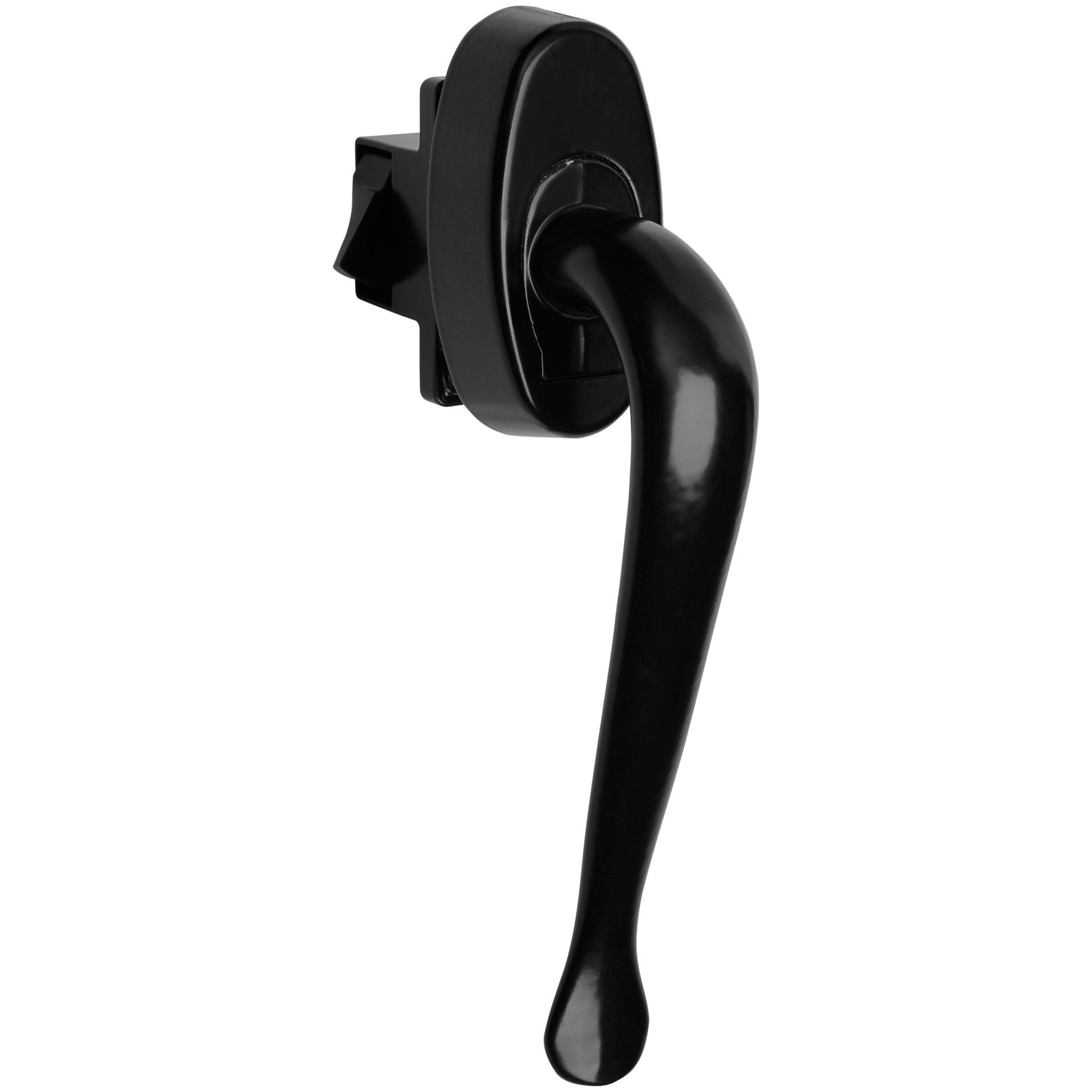 slide 6 of 6, WRIGHT PRODUCTS Villa Gloss Black Lockable Screen/Storm door Replacement Handleset, 1 ct