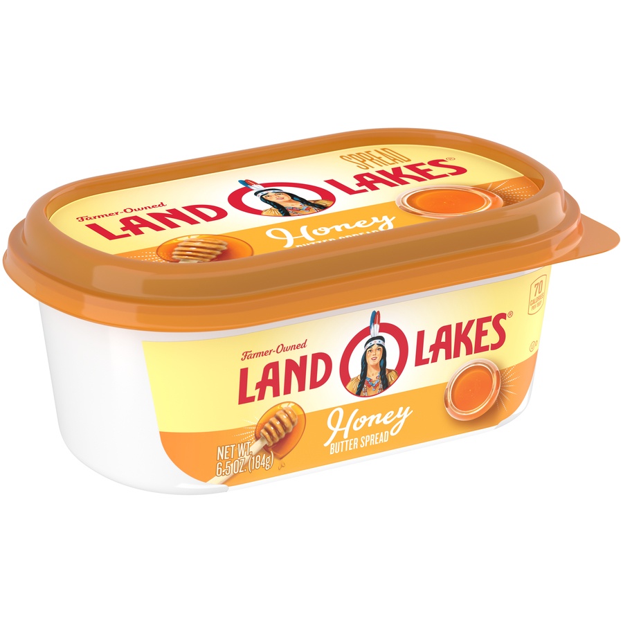 slide 2 of 6, Land O'Lakes Honey Butter Spread, Spreadable, 6.5 oz