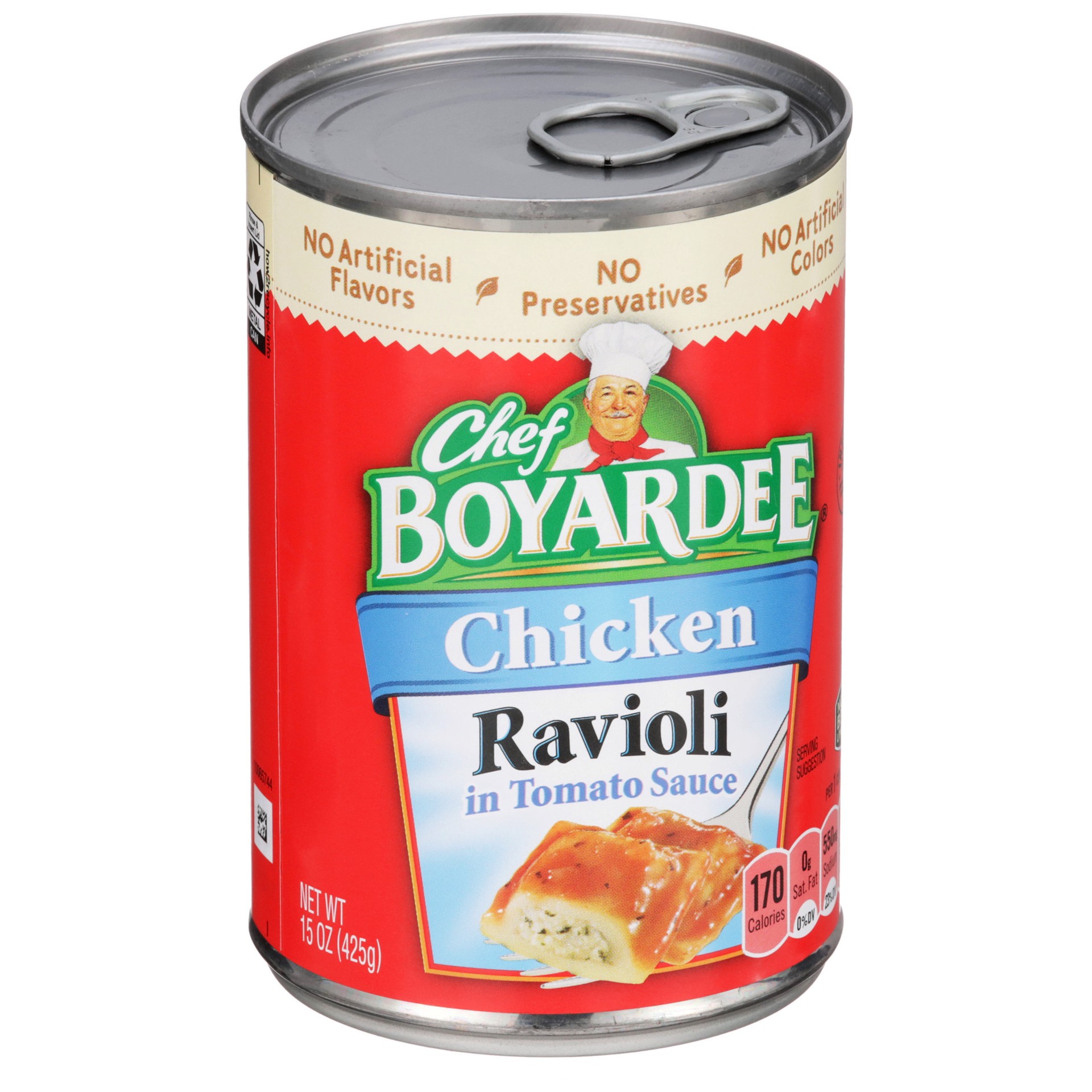 slide 2 of 3, Chef Boyardee Chicken Ravioli Pasta in Tomato Sauce, 15 Oz., 15 oz