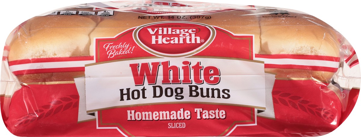 slide 2 of 12, Village Hearth Classic White Hot Dog Buns, 8 ct