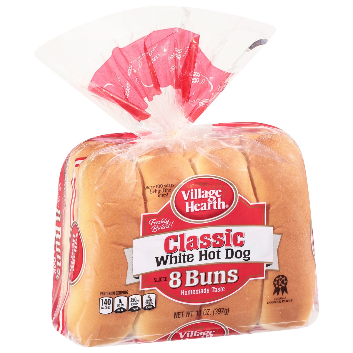 slide 4 of 12, Village Hearth Classic White Hot Dog Buns, 8 ct