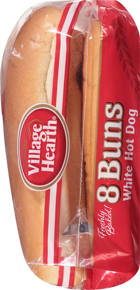 slide 3 of 12, Village Hearth Classic White Hot Dog Buns, 8 ct