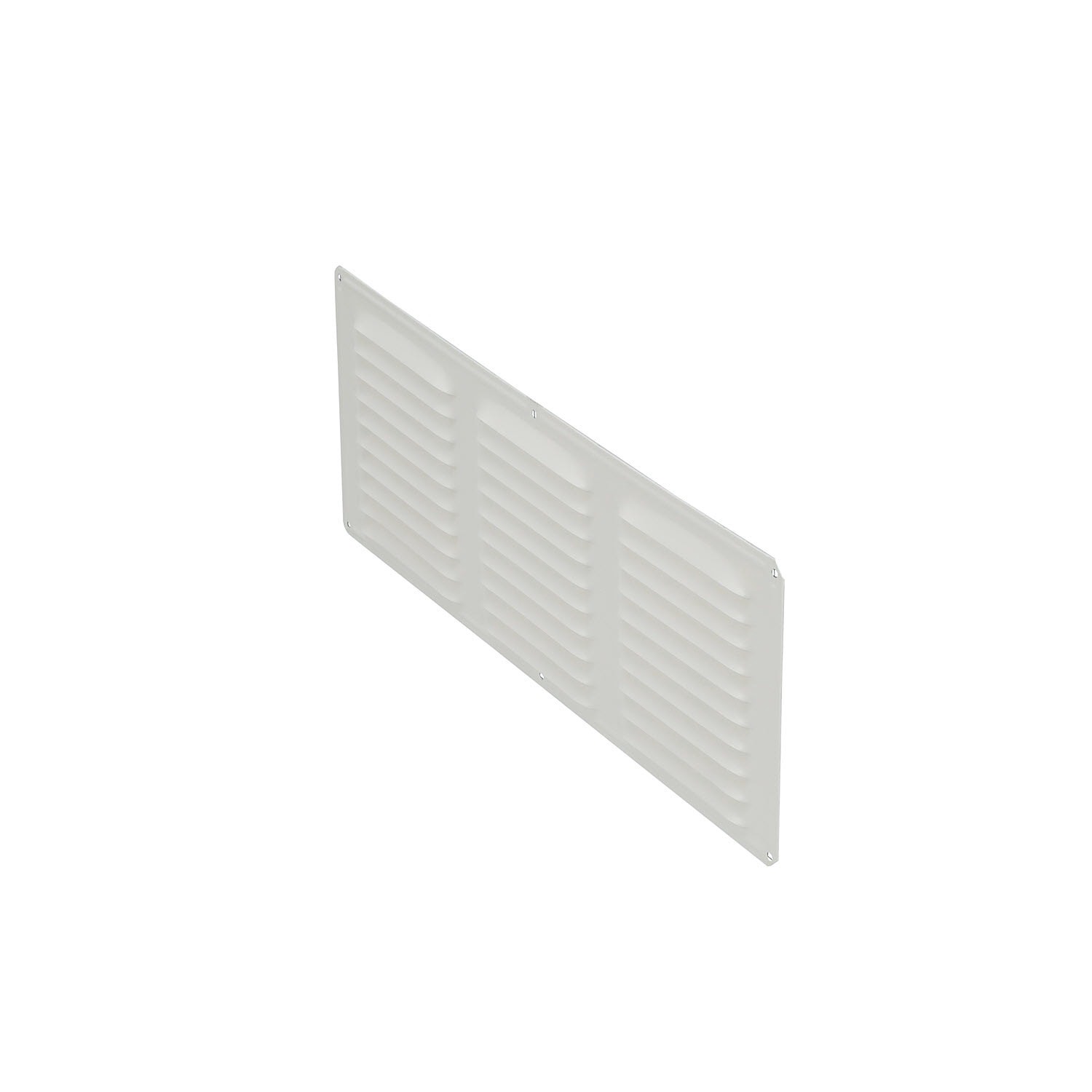 slide 4 of 6, Air Vent 6-in x 16-in White Aluminum Soffit Vent, 1 ct