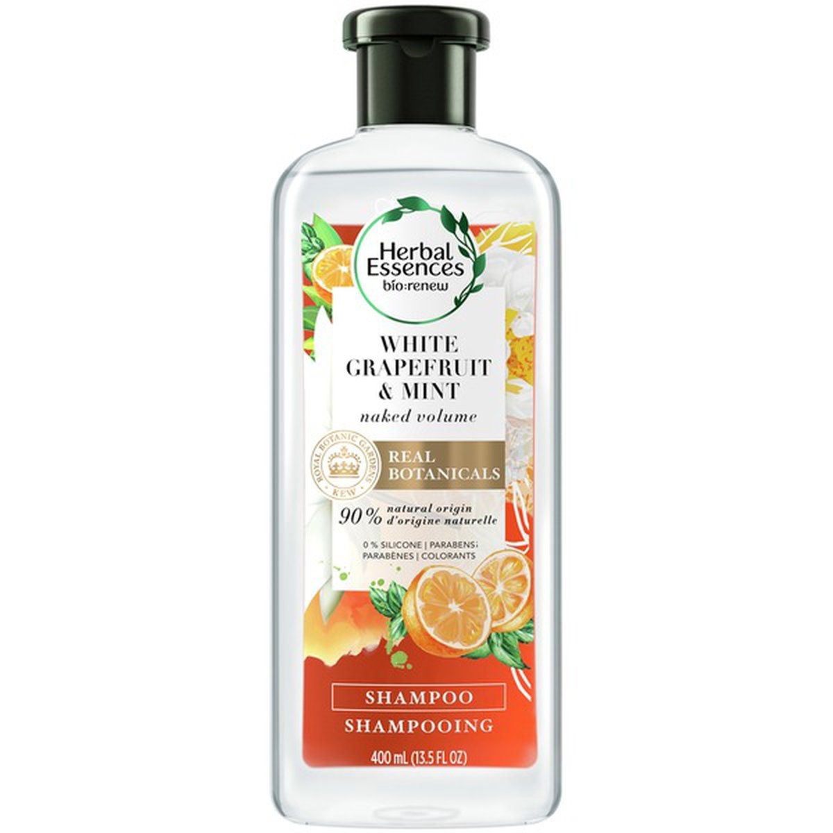 slide 1 of 1, Herbal Essences White Grapefruit & Mint Naked Volume Shampoo, 13.5 oz