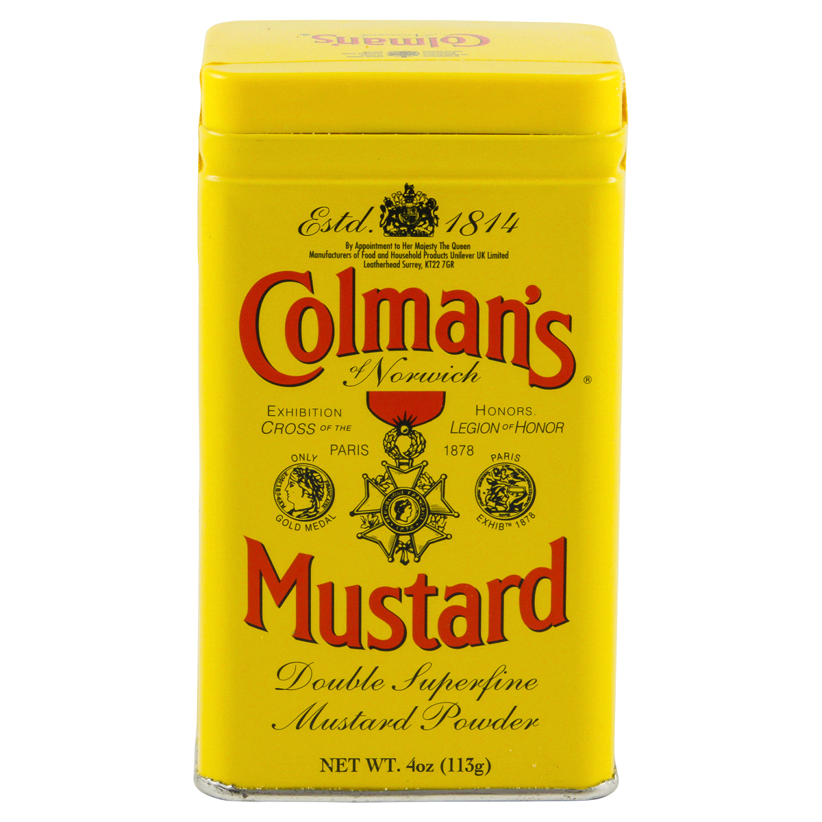 slide 4 of 4, Colman's Double Superfine Mustard Powder, 4 oz