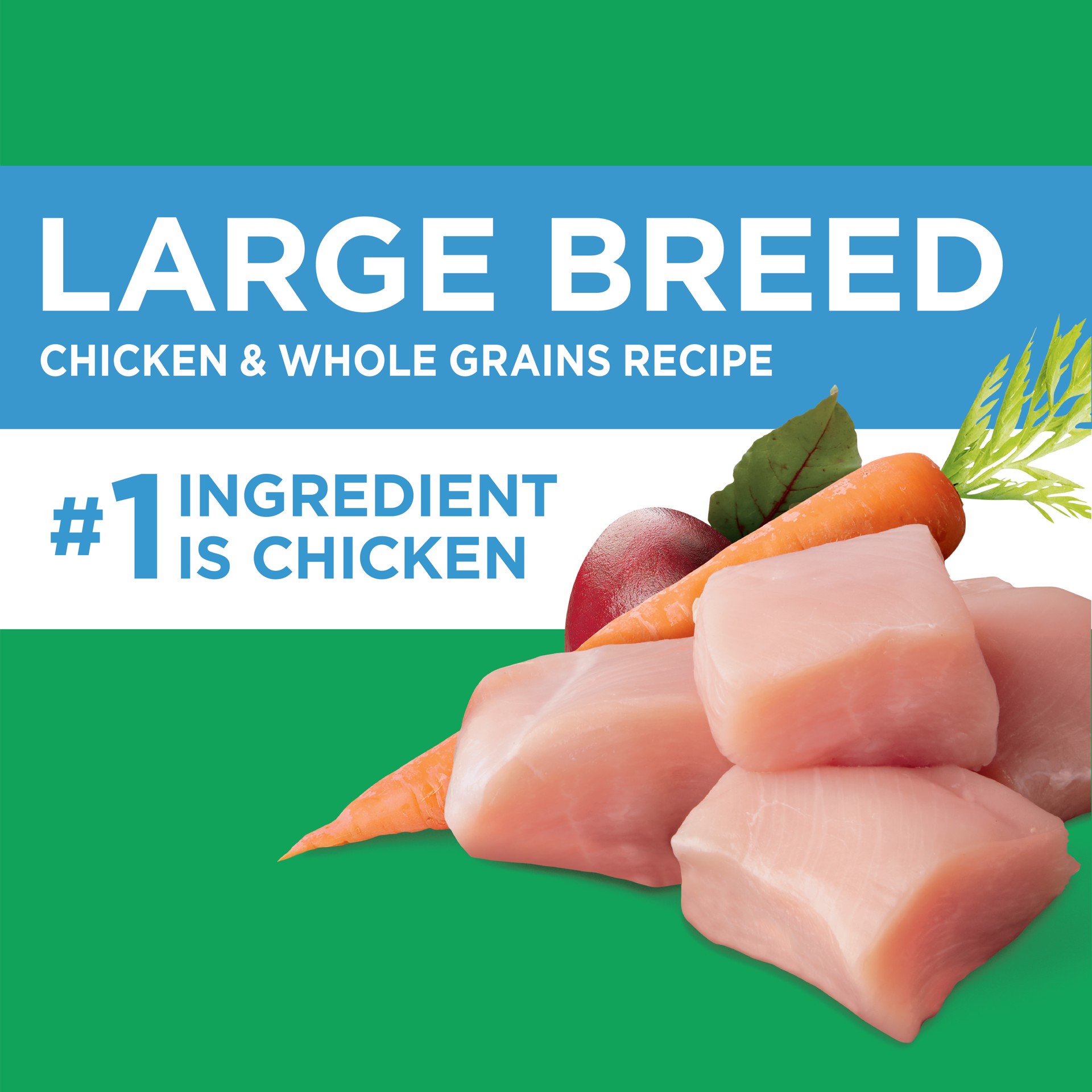 slide 6 of 7, Iams Adult High Protein Large Breed Dry Dog Food With Real Chicken, 38.5 lb