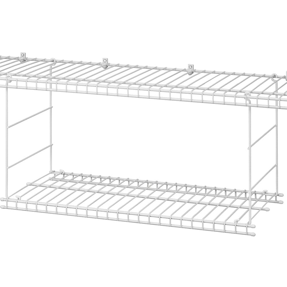 slide 2 of 4, ClosetMaid Hanging 24-in x 13.75-in x 12-in White Wire Shelf unit, 1 ct