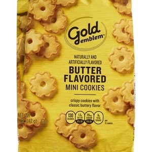 slide 1 of 1, CVS Gold Emblem Gold Emblem Butter Flavored Mini Cookies, 5 Oz, 5 oz