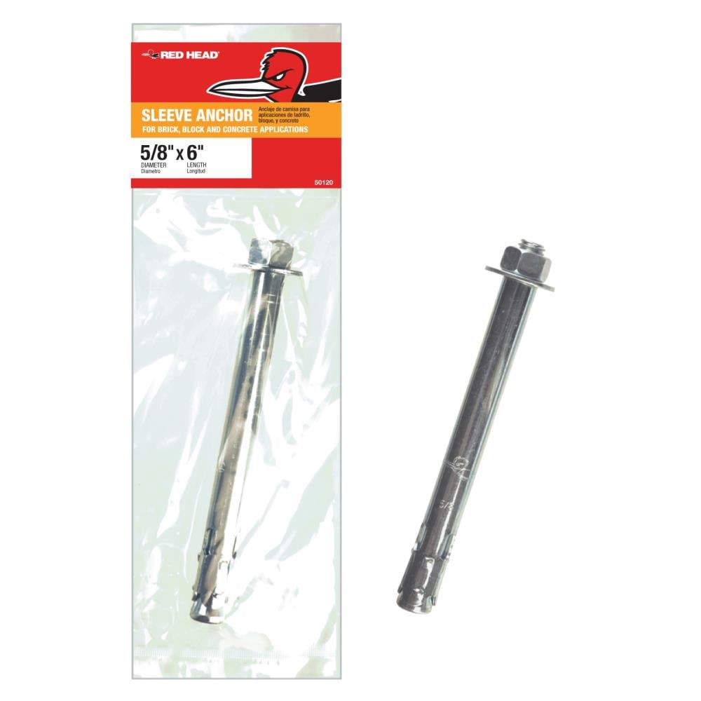 Red Head 5/8-in x 6-in Sleeve Anchors 1 ct | shipt