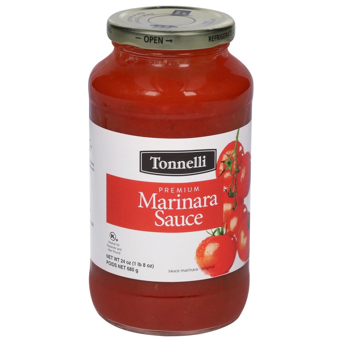 slide 2 of 9, Tonelli Premium Original Marinara Sauce 24 oz, 24 oz