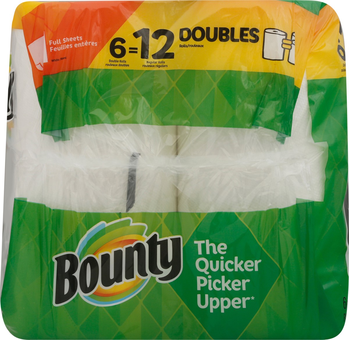 slide 4 of 8, Bounty Full Sheet Double Rolls Paper Towels, 6 ct