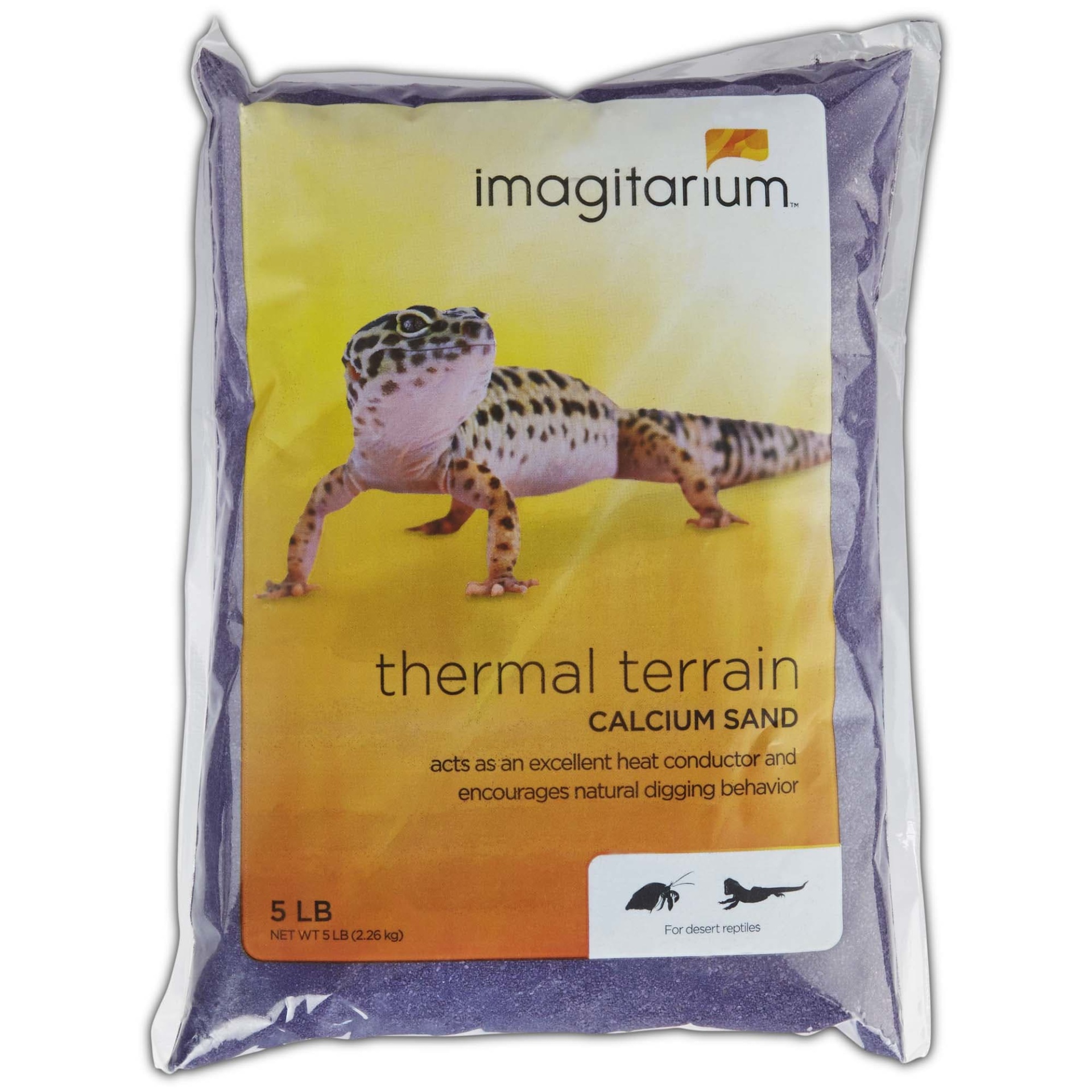 slide 1 of 1, Imagitarium Violet Calcium Reptile Sand, 5 lb