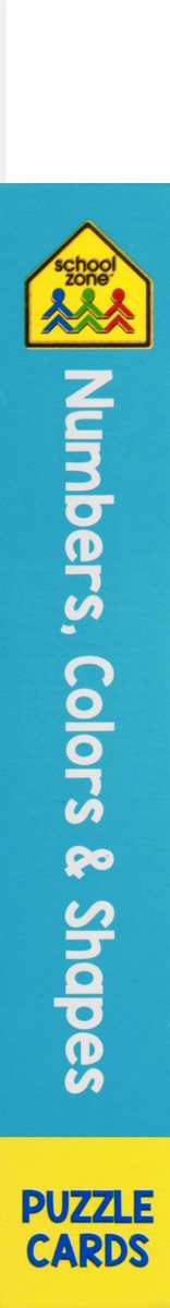 slide 5 of 11, School Zone Numbers Colors & Shapes Puzzle Cards 1 ea, 1 ct