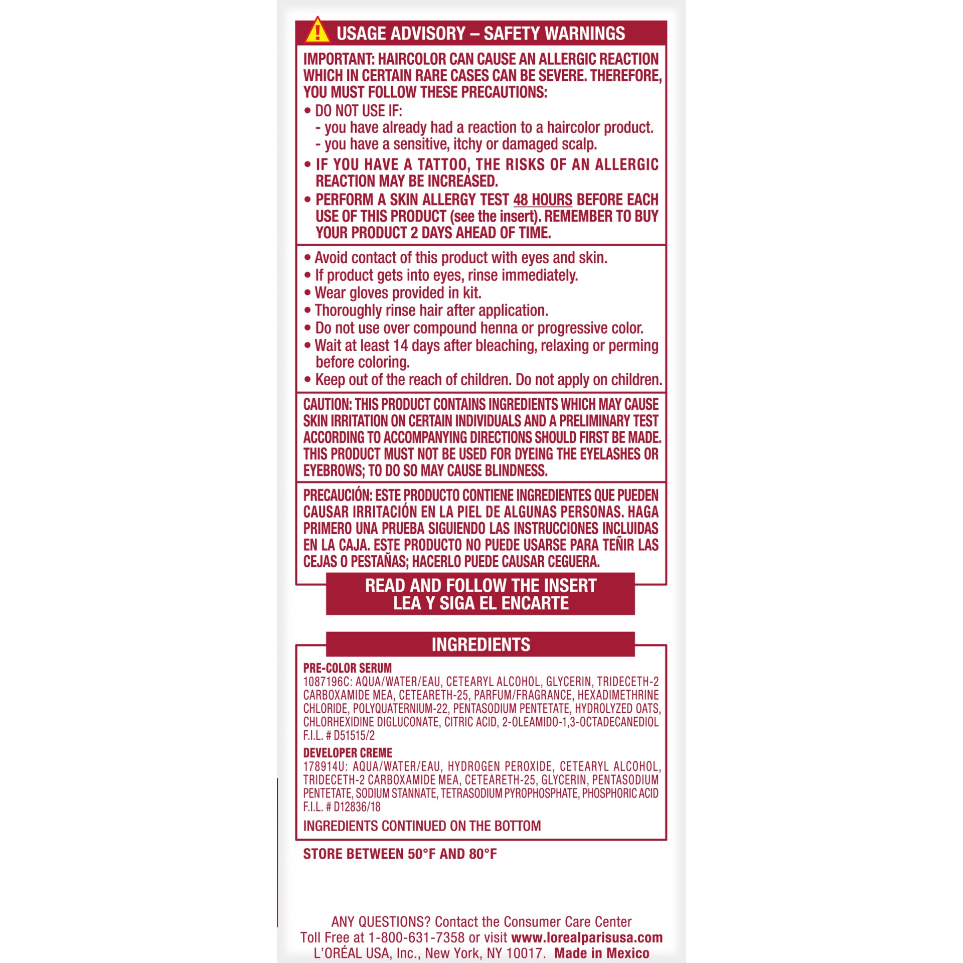 slide 2 of 7, L'Oréal Excellence Triple Protection Permanent Hair Color - 4 Dark Brown - 1 Kit, 1 ct