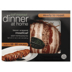 slide 1 of 1, Harris Teeter Dinner at Home - Bacon Wrapped Meatloaf, 21 oz