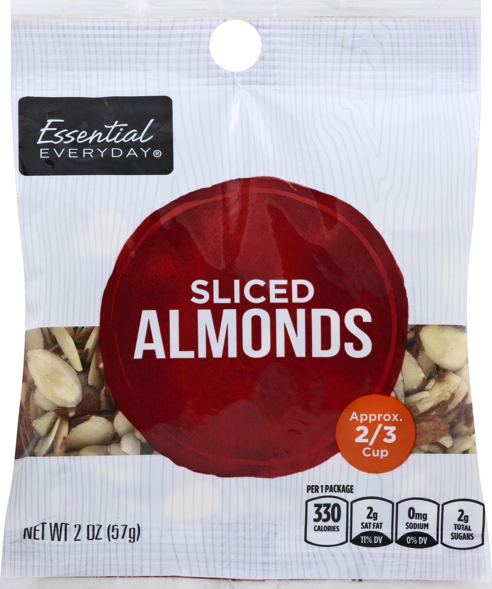 slide 3 of 3, Essential Everyday Almonds, Sliced, 2 oz
