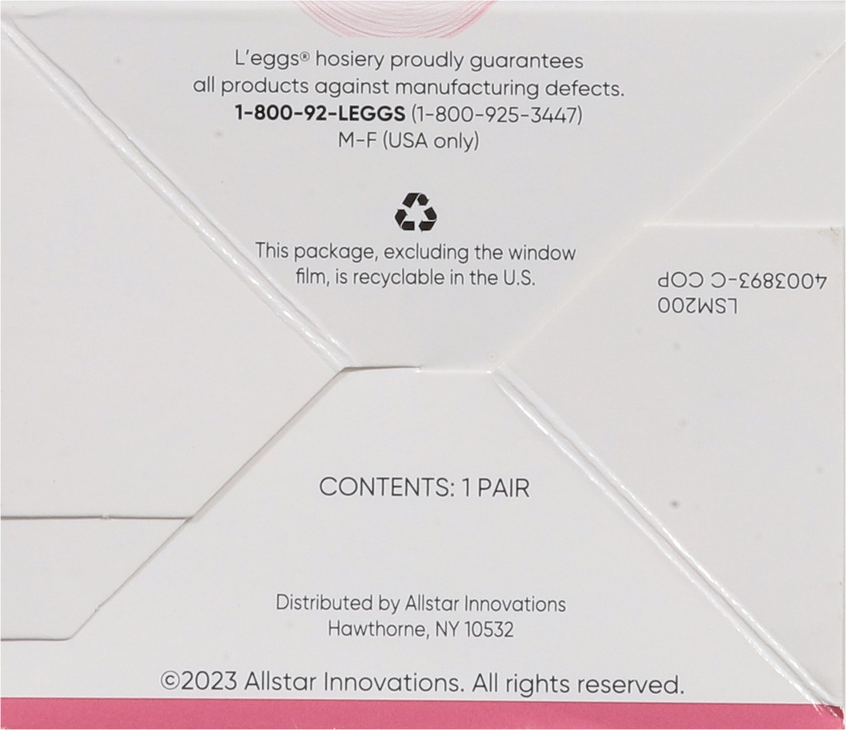 slide 11 of 12, L'eggs Silken Mist Black Mist Ultra Sheer Leg Beautiful Sheer Tights Q 1 ea, 1 ct