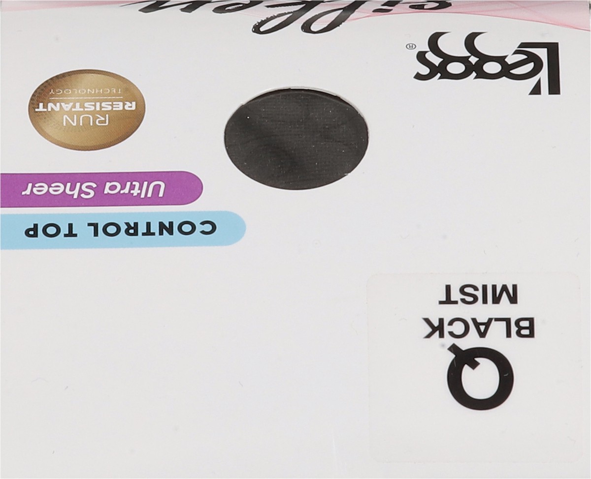 slide 6 of 12, L'eggs Silken Mist Black Mist Ultra Sheer Leg Beautiful Sheer Tights Q 1 ea, 1 ct