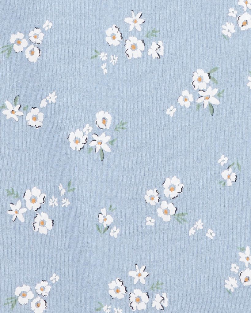 slide 2 of 6, Carter's Carters Baby 5-Pack Floral Short-Sleeve Cotton Bodysuits Multi 18M, 1 ct