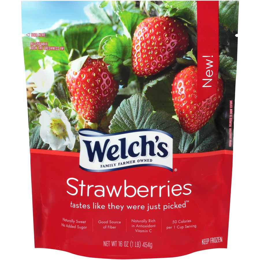 slide 1 of 1, Welch's Strawberries, 16 oz