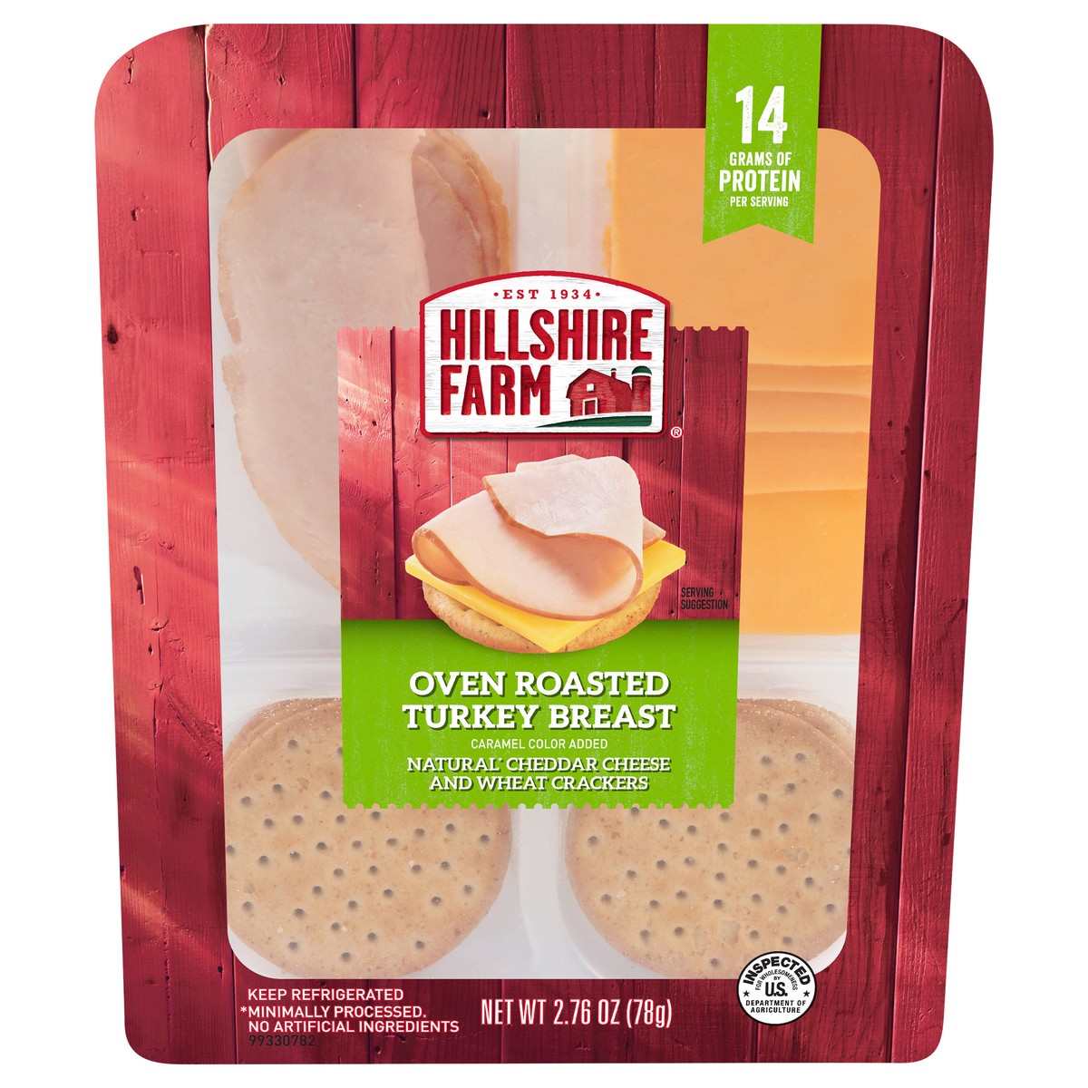 slide 3 of 9, Hillshire Farm Snack Kits - Turkey & Cheddar, 78.25 g