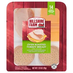 Hillshire Farm CU - OR Turkey Breast, CCA, Natural Cheddar Cheese and Wheat Cracker