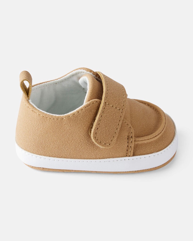 slide 2 of 6, Oshkosh Baby Boy Pull-On Casual Sneakers - Brown Beige 3, 1 ct