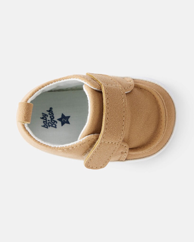 slide 6 of 6, Oshkosh Baby Boy Pull-On Casual Sneakers - Brown Beige 3, 1 ct