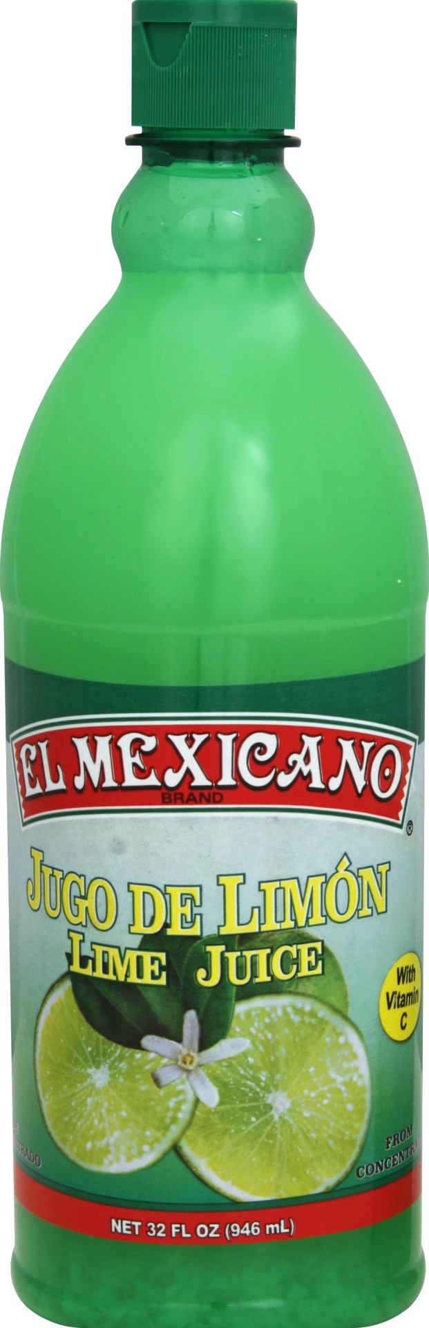 slide 1 of 1, El Mexicano Juice Lemon Bottle, 32 oz