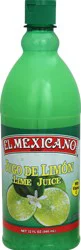 El Mexicano Juice Lemon Bottle