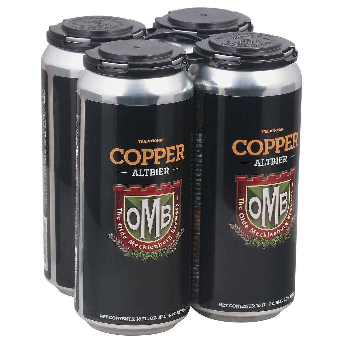 slide 4 of 9, The Olde Mecklenburg Brewery Altbier Copper Beer Can 4 - 16 fl oz Cans, 4 ct; 16 oz
