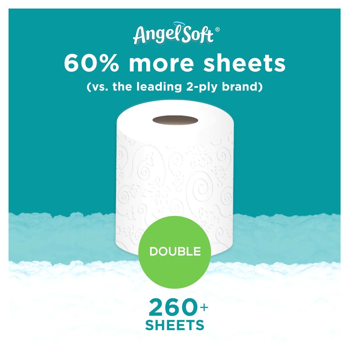 slide 2 of 8, Angel Soft Double Bath Tissue Rolls, 12 ct