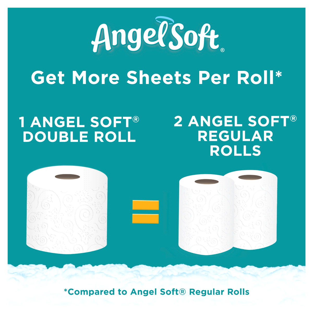 slide 8 of 8, Angel Soft Double Bath Tissue Rolls, 12 ct