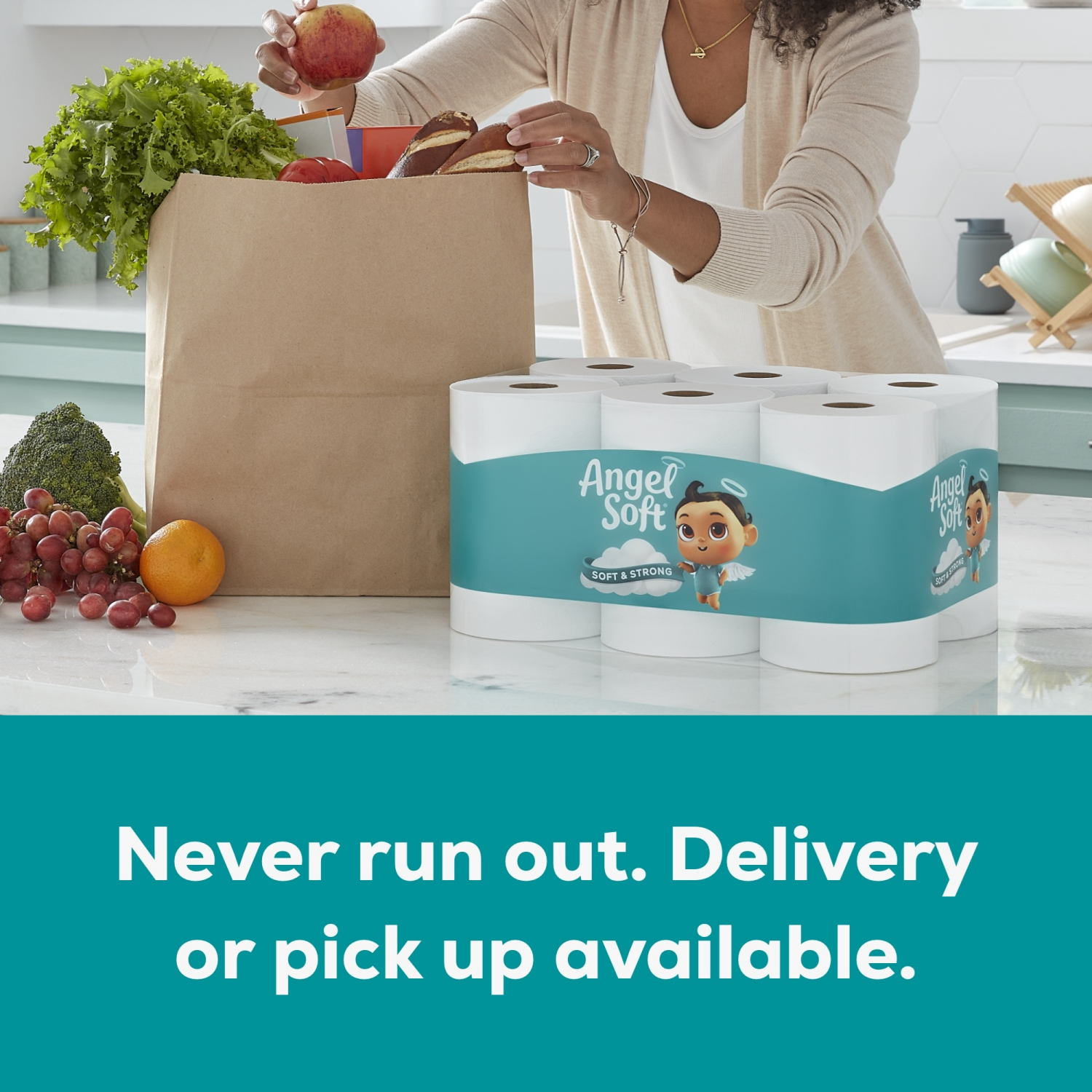 slide 3 of 8, Angel Soft Toilet Paper, 32 ct