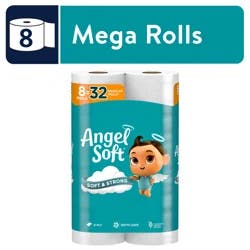 Angel Soft Toilet Paper, 8 Mega Rolls