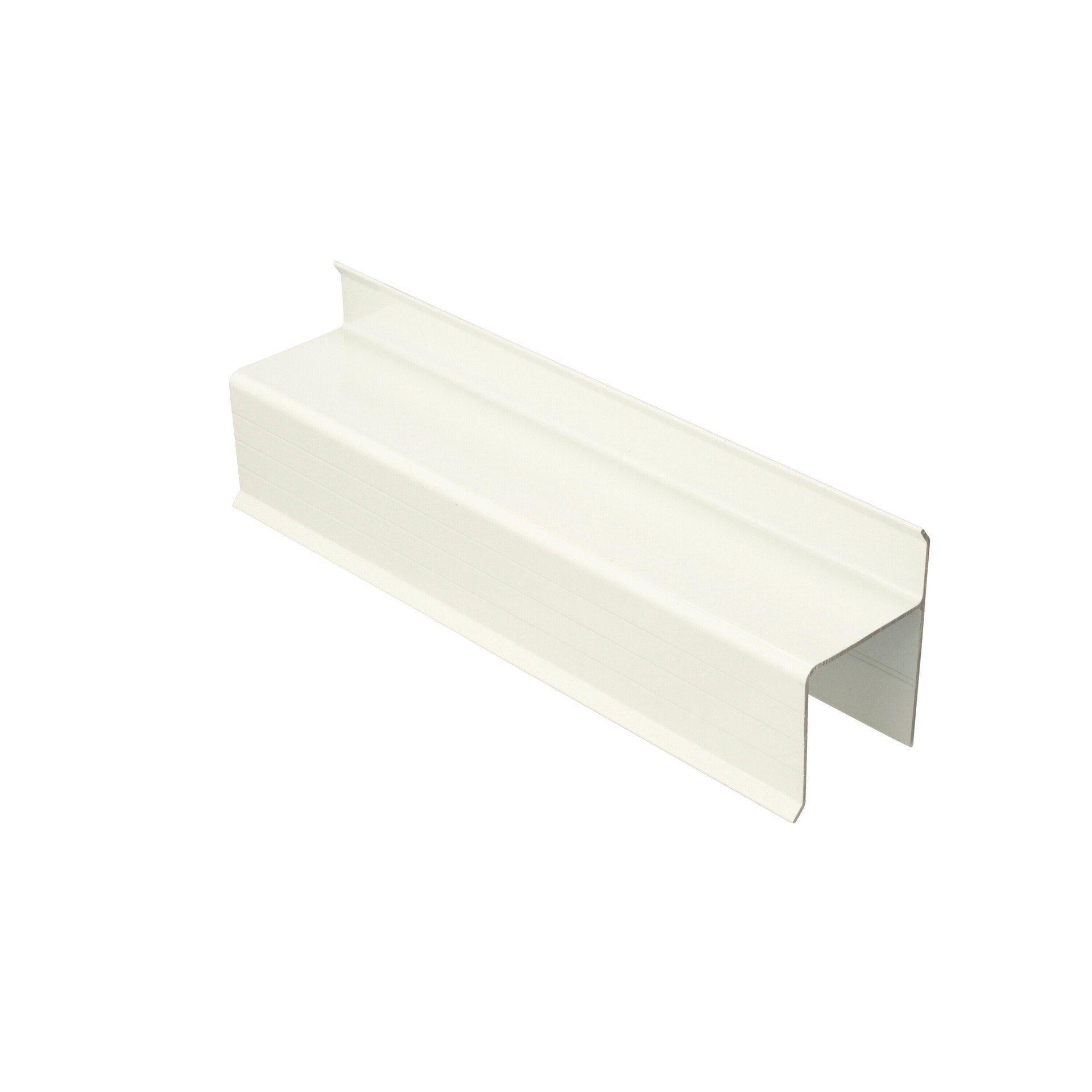 slide 2 of 6, Bertha 63-in x 3.75-in White Aluminum Hurricane Header/Track, 1 ct
