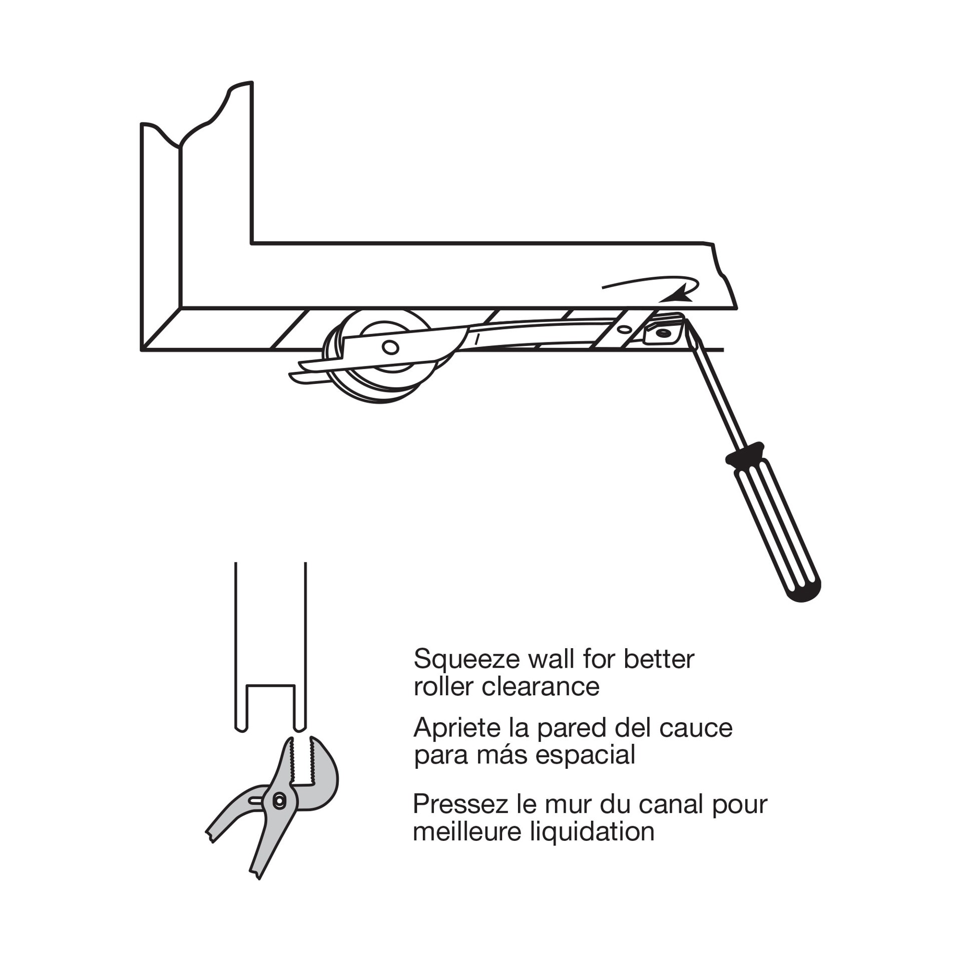 slide 4 of 6, Prime-Line 2 -Pack 1.0-in Nylon Sliding Screen Door Roller, 1 ct