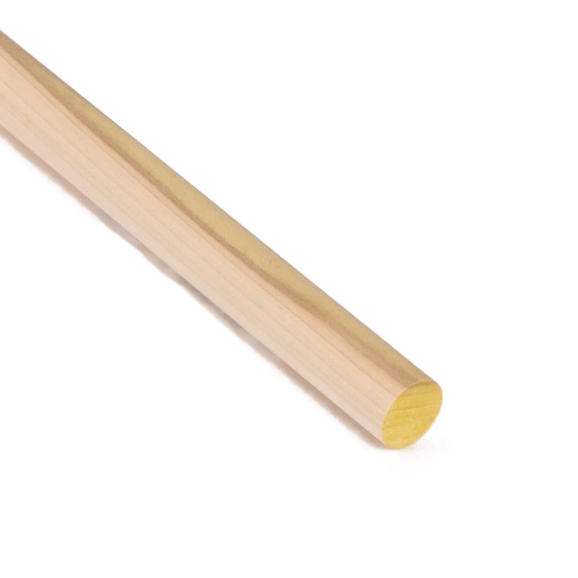 slide 2 of 6, Madison Mill 0.875-in dia x 48-in L Round Poplar Dowels, 1 ct