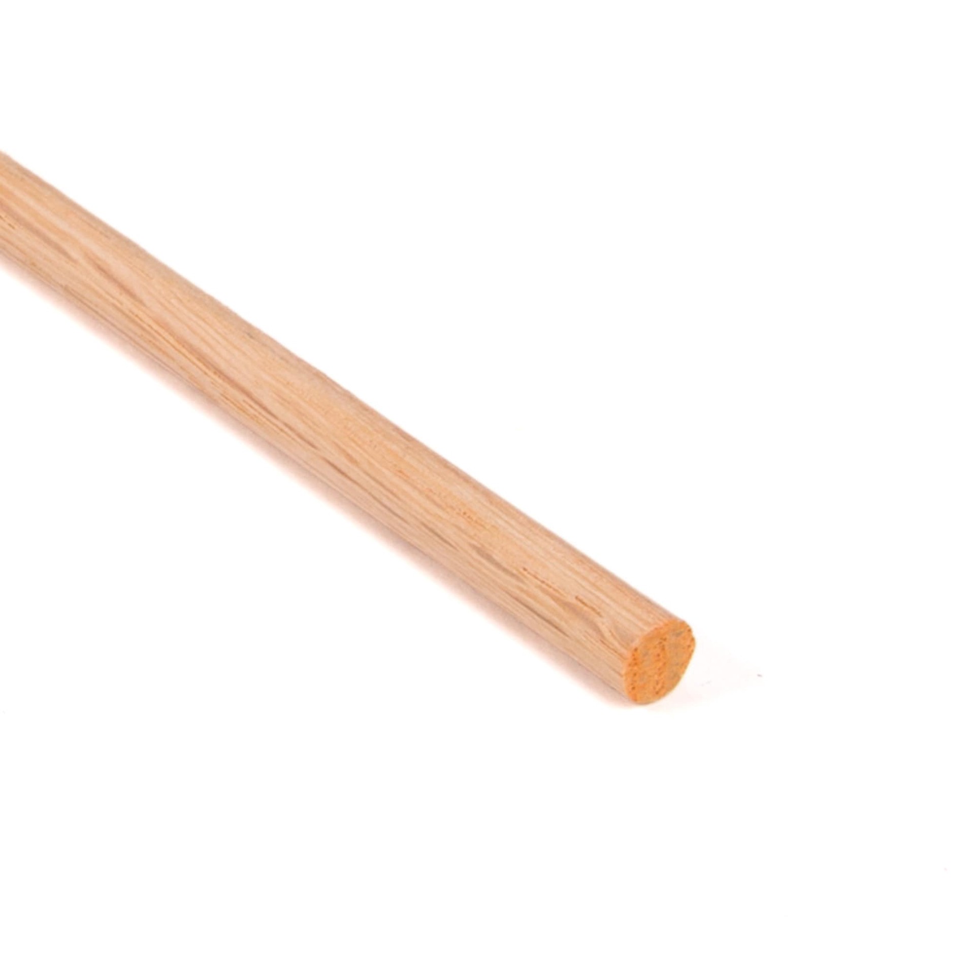 slide 3 of 6, Madison Mill 0.25-in dia x 36-in L Round Oak Dowels, 1 ct