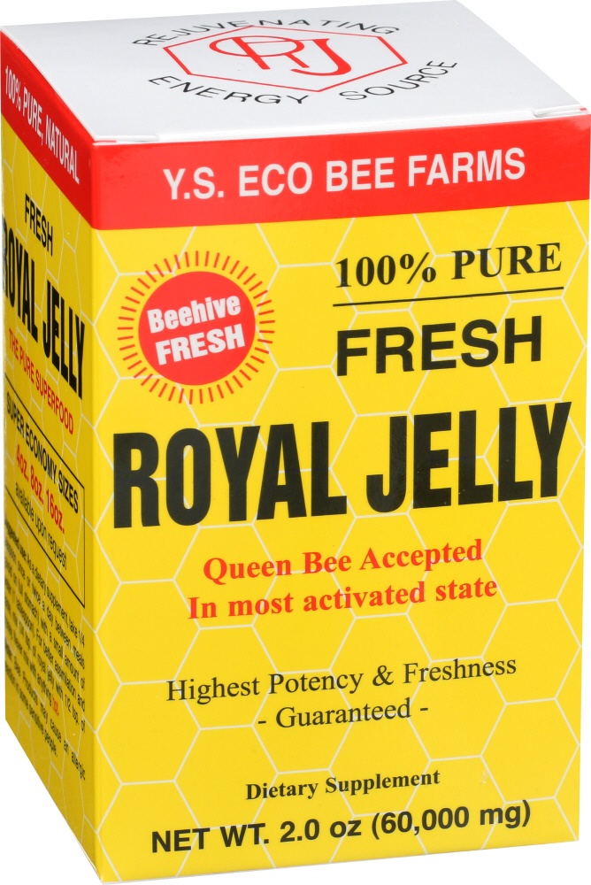 slide 1 of 1, Y.S. Organic Bee Farms Fresh Royal Jelly Glass, 1 ct